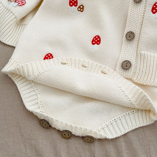Baby Girl Embroidered Pattern Sleeveless Onesie