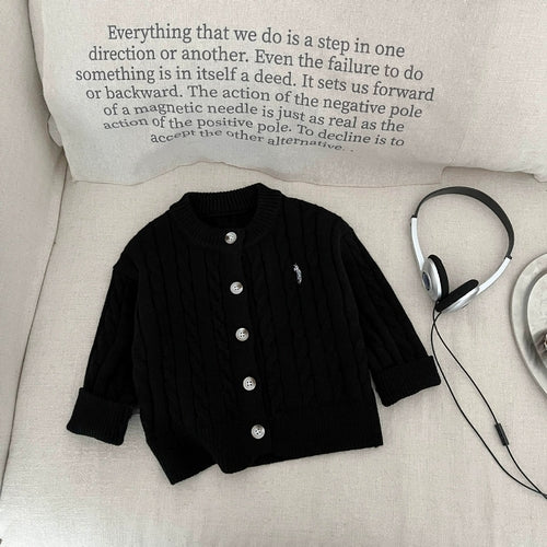 Autumn Arrival Baby Kids Unisex Comfortable Jacquard Pattern Knitted