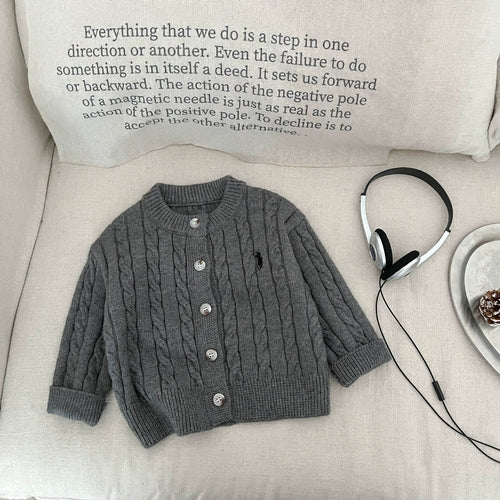 Autumn Arrival Baby Kids Unisex Comfortable Jacquard Pattern Knitted